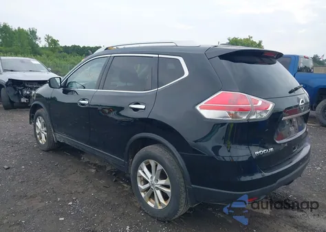 2015 Nissan Rogue Sv из США, поврежденный, VIN KNMAT2MV9FP567451